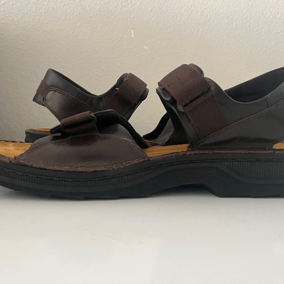 Naot Andes Walnut Leather Sandal Strappy Men\'s Sizes EU 47 NEW!!!